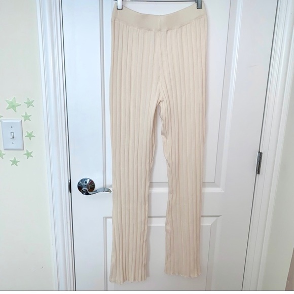Lioness | Donna High Rise Rib Knit Flares for Urban Outfitters, Sz M ♥ NWOT - Picture 5 of 9